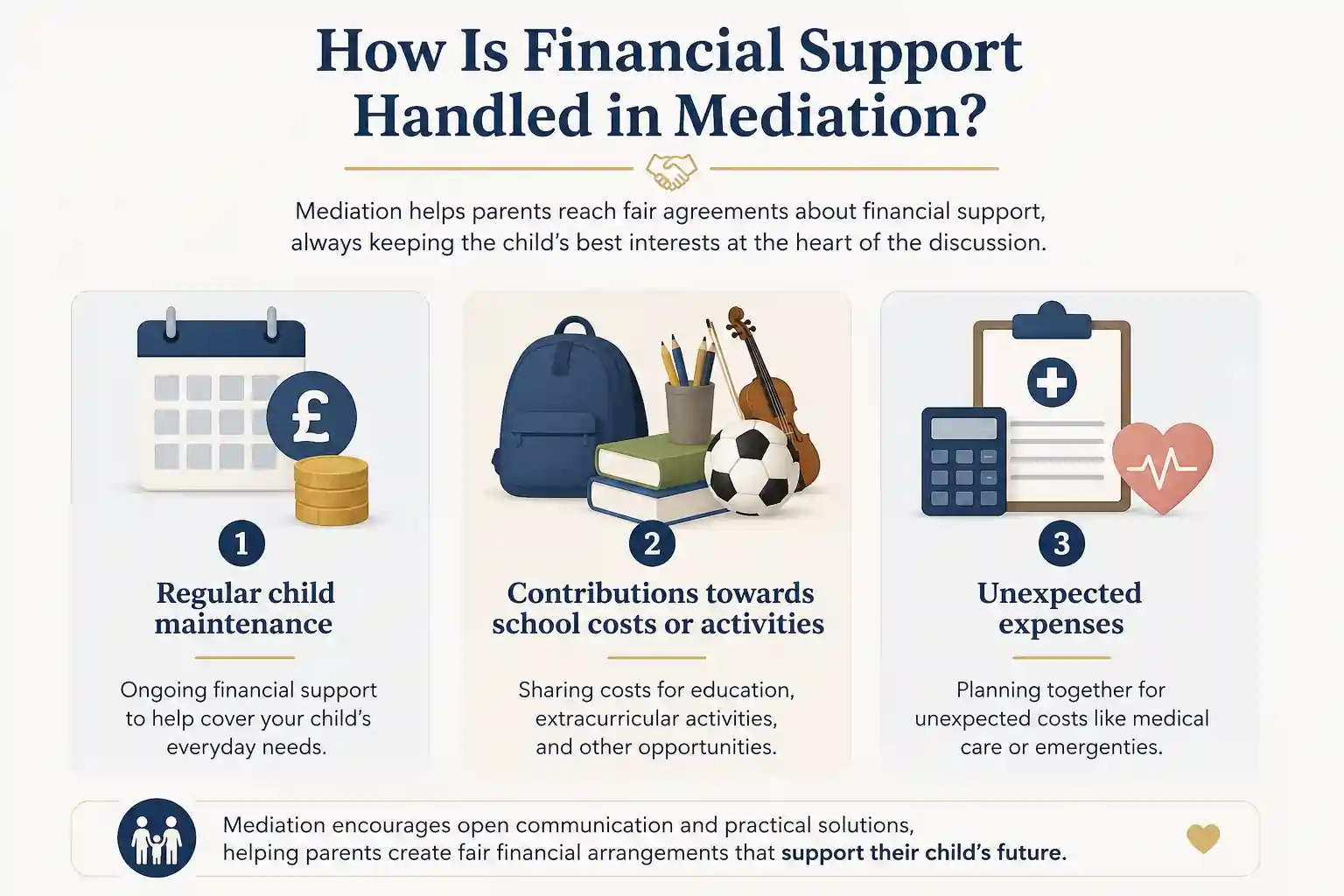 How Is Financial Support Handled in Mediation Windsor